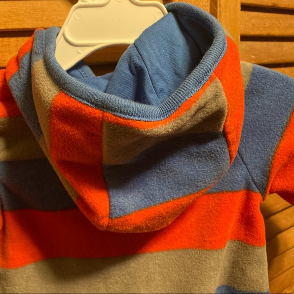Baby Gap Blue, Red & Grey Striped One Piece - Picture 10 of 12